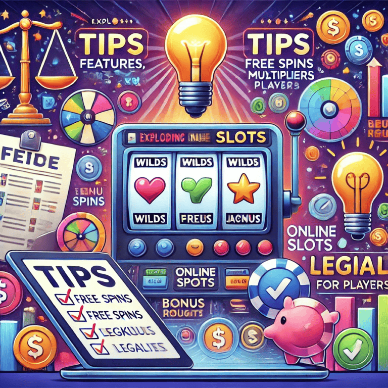 Explorando os caça-níqueis online: recursos, dicas e informações legais para jogadores